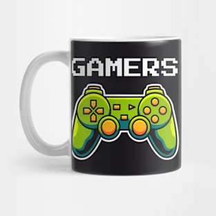 Game controller with gamers typography Mug